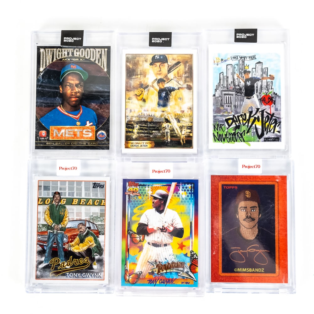 Topps Project 2020 & 2021 T Gwynn D Jeter D Gooden (1 of 8)