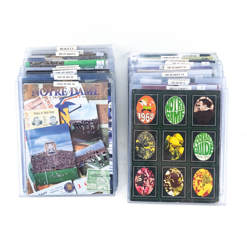 (25)'61-'07 Notre Dame U Football Programs (1 of 8)