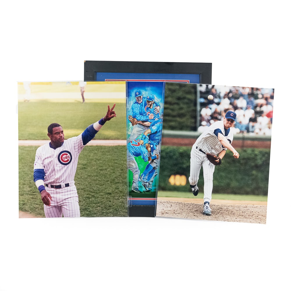 Framed "Field of Dreams" Cubs Print Weinberg &More (1 of 11)