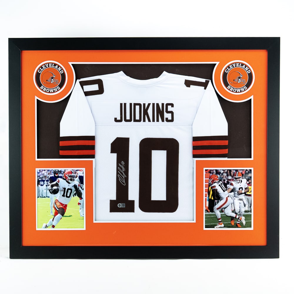 Judkins AUTO Framed Custom Jersey: SWAU COA
