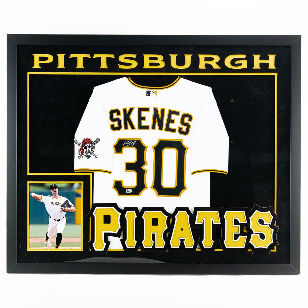 Framed Skenes AUTO Ath Jersey MLB COA: Detailed description coming soon.