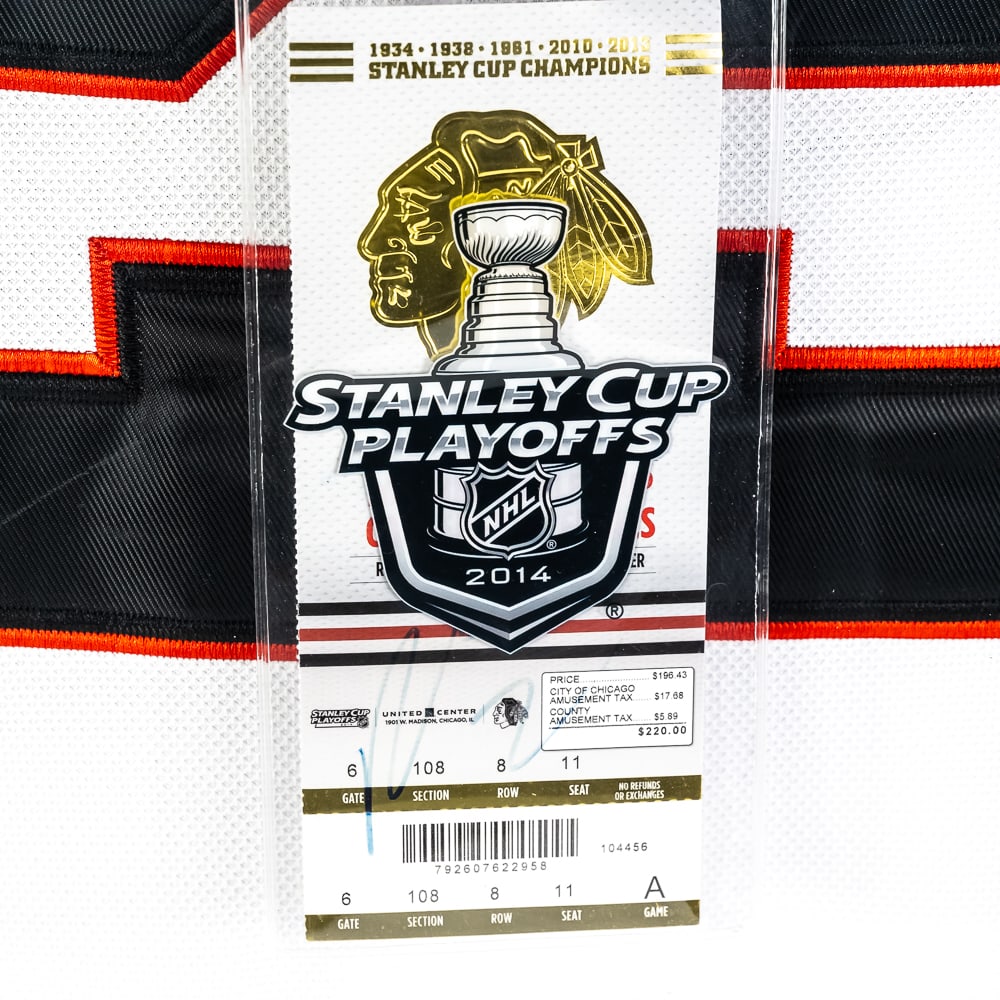 Brian Bickell Autographed Jersey Framed Shadow Box - 2