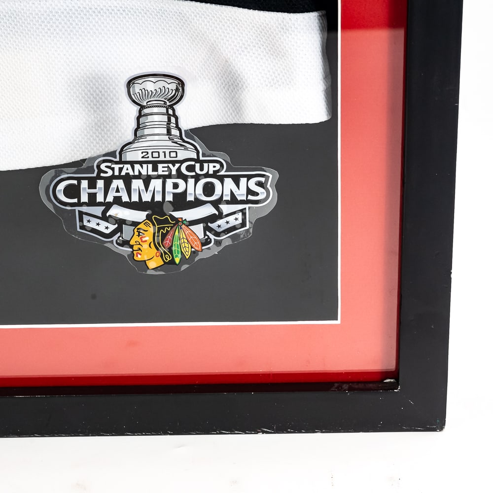 Brian Bickell Autographed Jersey Framed Shadow Box - 8