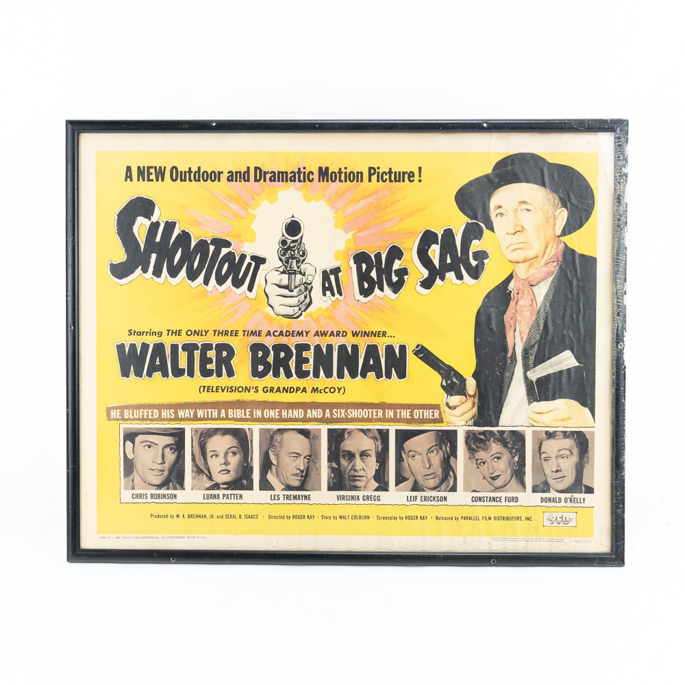 Vintage Framed Movie Poster "Shootout at Big Sag" (1 of 10)