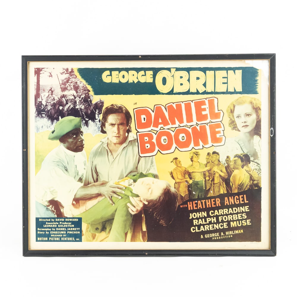 Vintage Framed Movie Poster "Daniel Boone" (1 of 7)