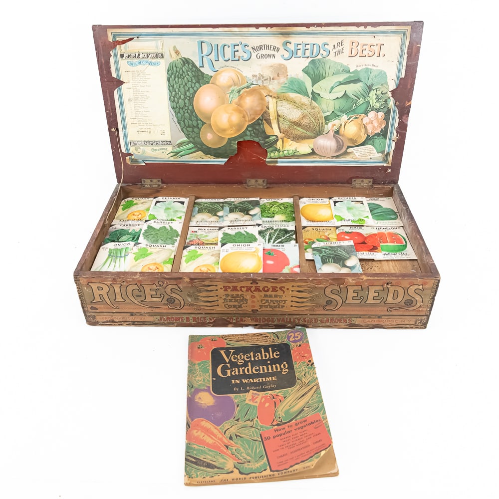 Jerome B. Rice's Wood Seed Box Countertop Display (1 of 11)