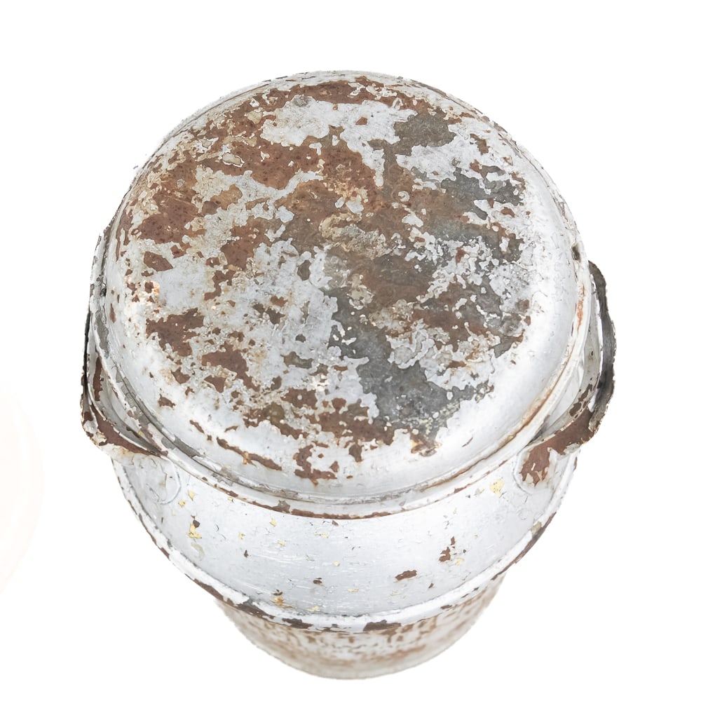 (2) Rustic Metal Milk Pails - 5