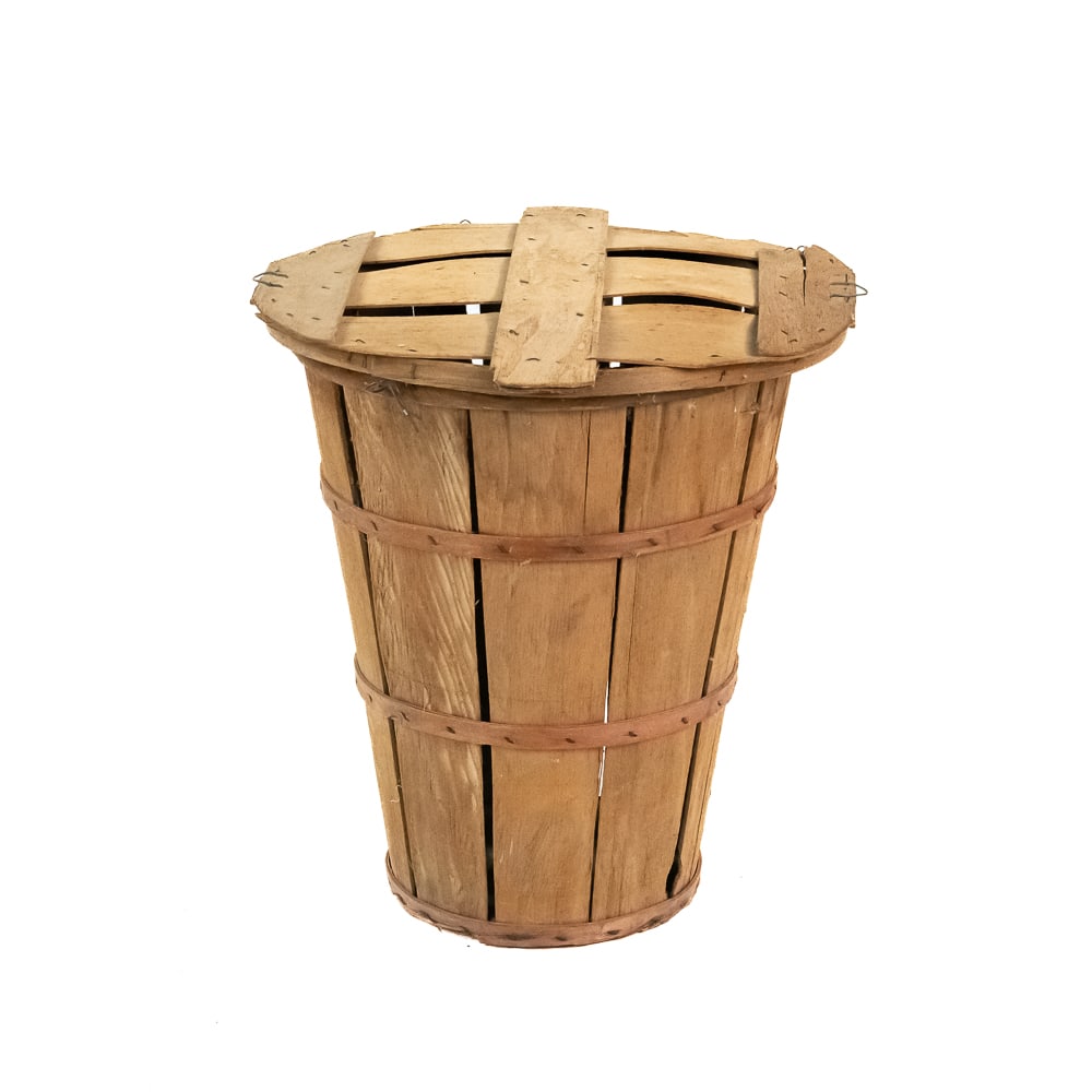 Vintage Wooden Bushel Basket (1 of 4)