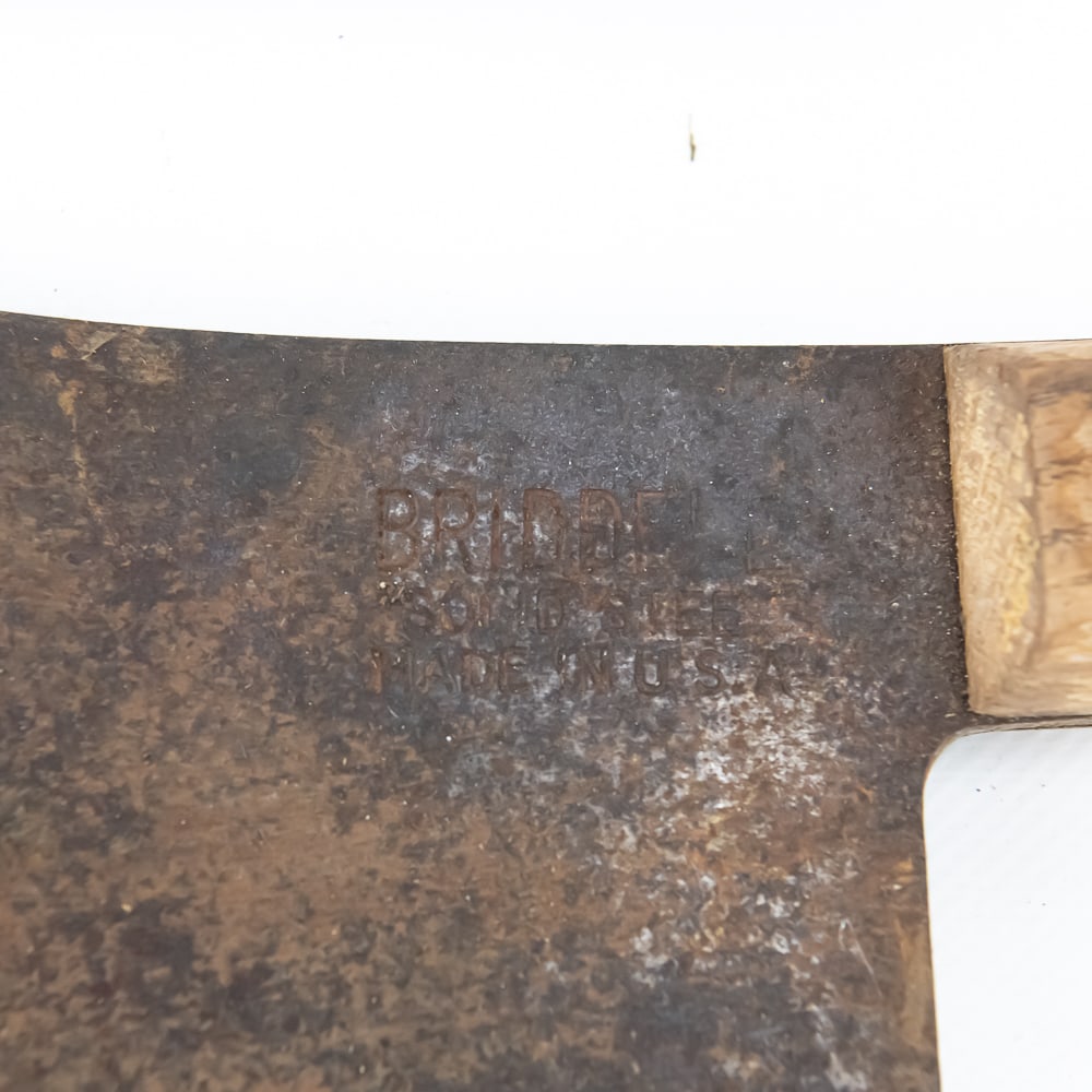 (4) Antique Meat Cleavers - 5