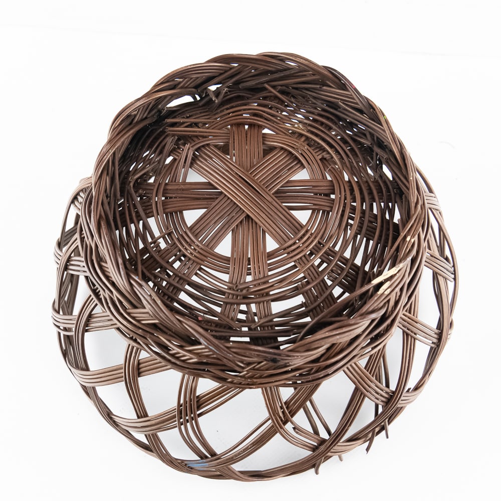 Box Lot Various Storage Baskets - 9