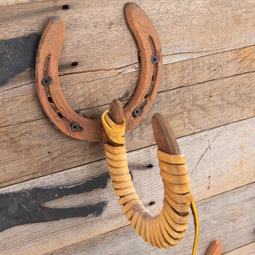 Rustic Wall Art Hanging Hat/Coat Rack - 4