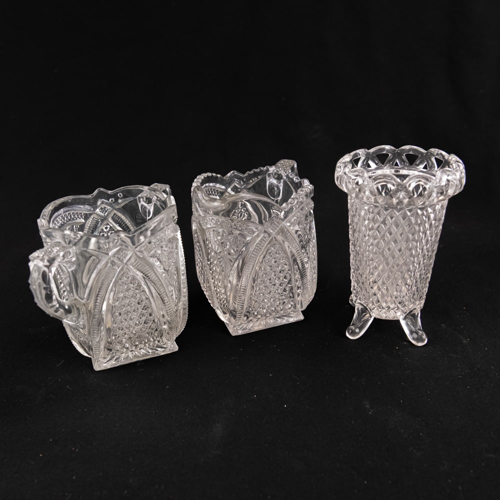 Assorted EAPG & Opalescent Glass Tableware (8pcs) - 2