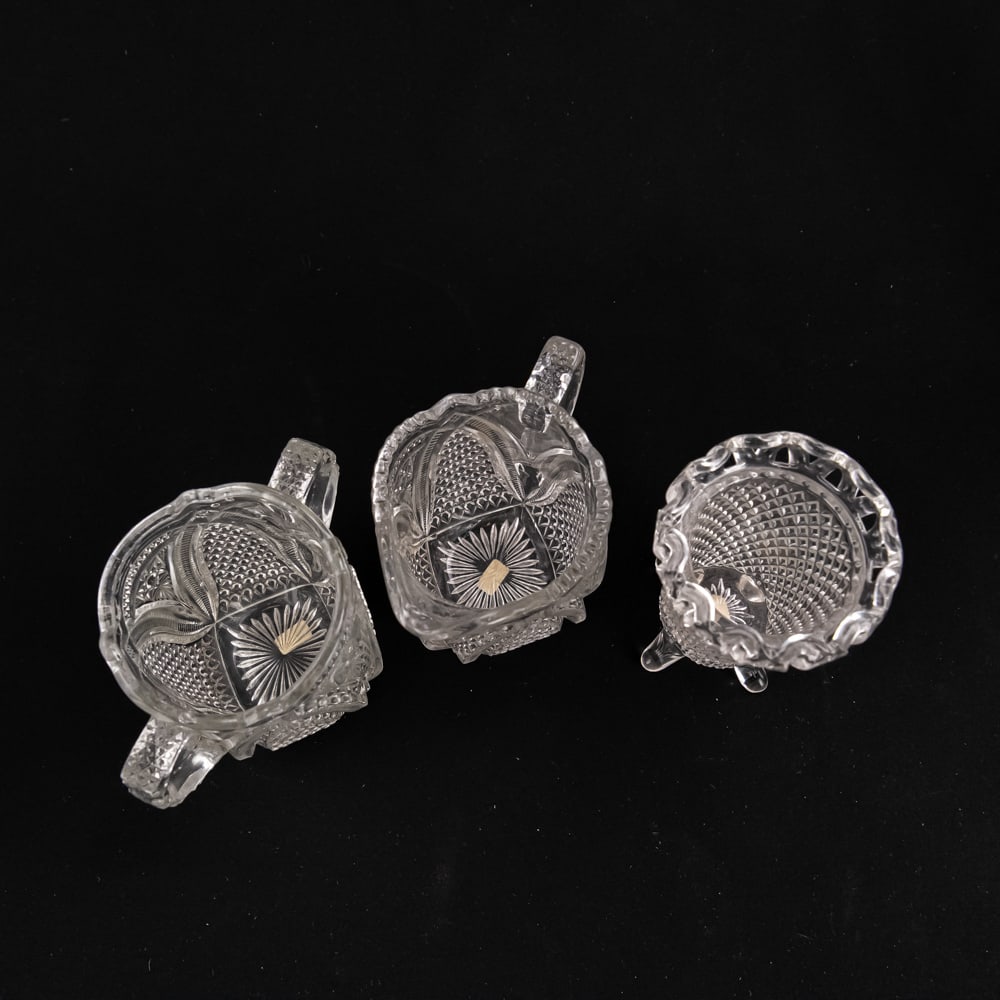 Assorted EAPG & Opalescent Glass Tableware (8pcs) - 3