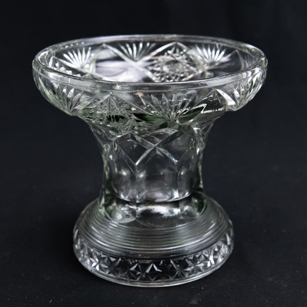 (6) Assorted Pattern Glass & Gilt Rim Tableware - 9