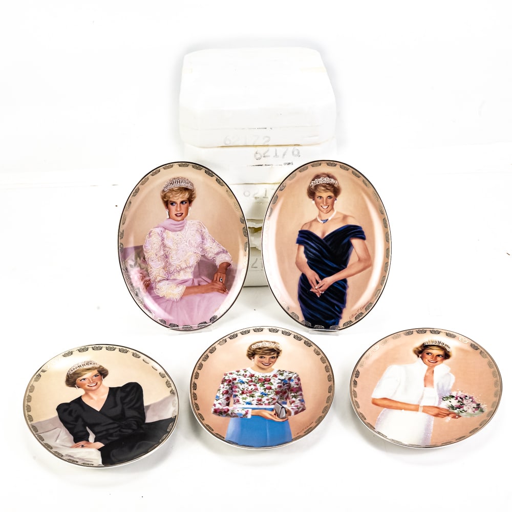 (5) Princess Diana Collector Plates by B Chambers (1 of 13)