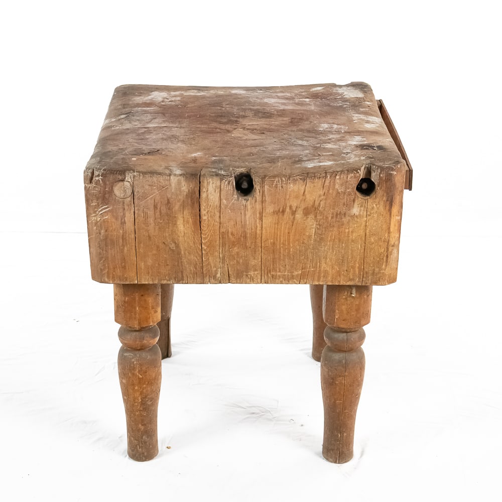 Country Farmhouse/Meat Market Butcher Block Table (1 of 7)