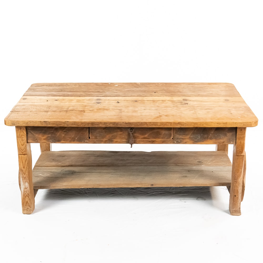 Antique Farmhouse "Scrub Top" Bakers Table (1 of 11)