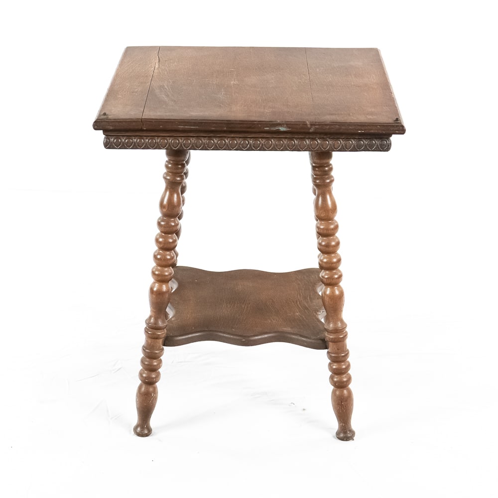 Small Oak End Table - 5