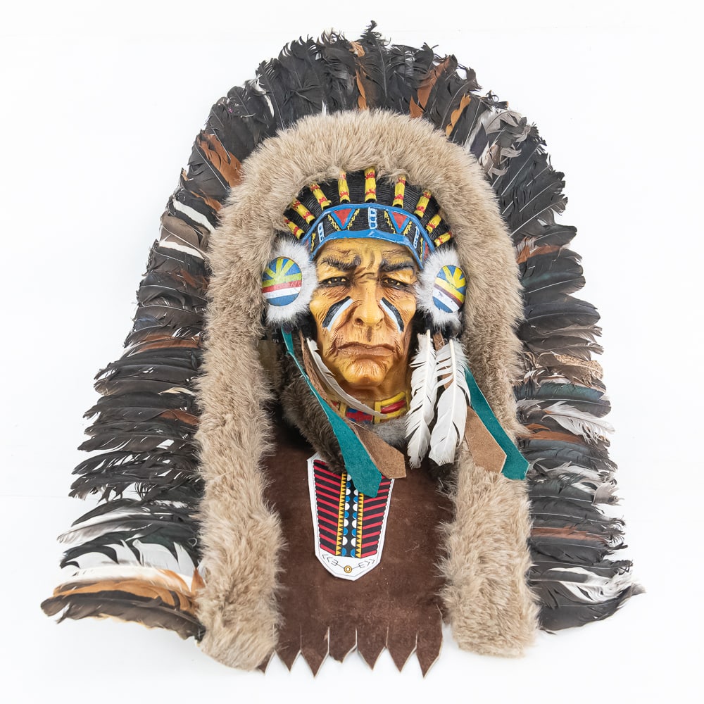 Native American Spirit Mask Wall Sculpture (1 of 4)