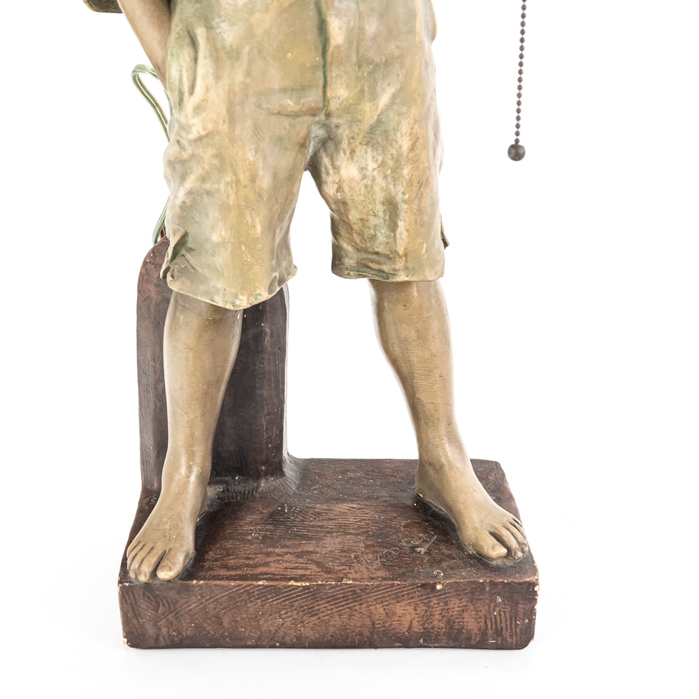 Antique Lamp Base - 7