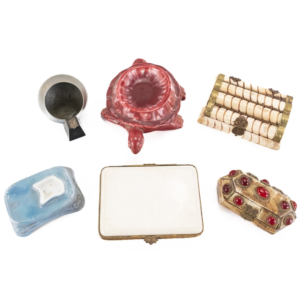(6) Misc Items, Trinket Boxes, etc. - 2