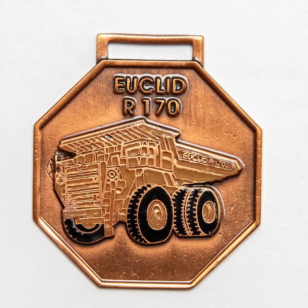 Vintage Watch FOB - EUCLID R170 DUMP TRUCK: Pre-owned. Dents, dings, scratches and other damage may be present?and is common?on used and vintage items. Please look closely at photos. You are bidding on what you see.