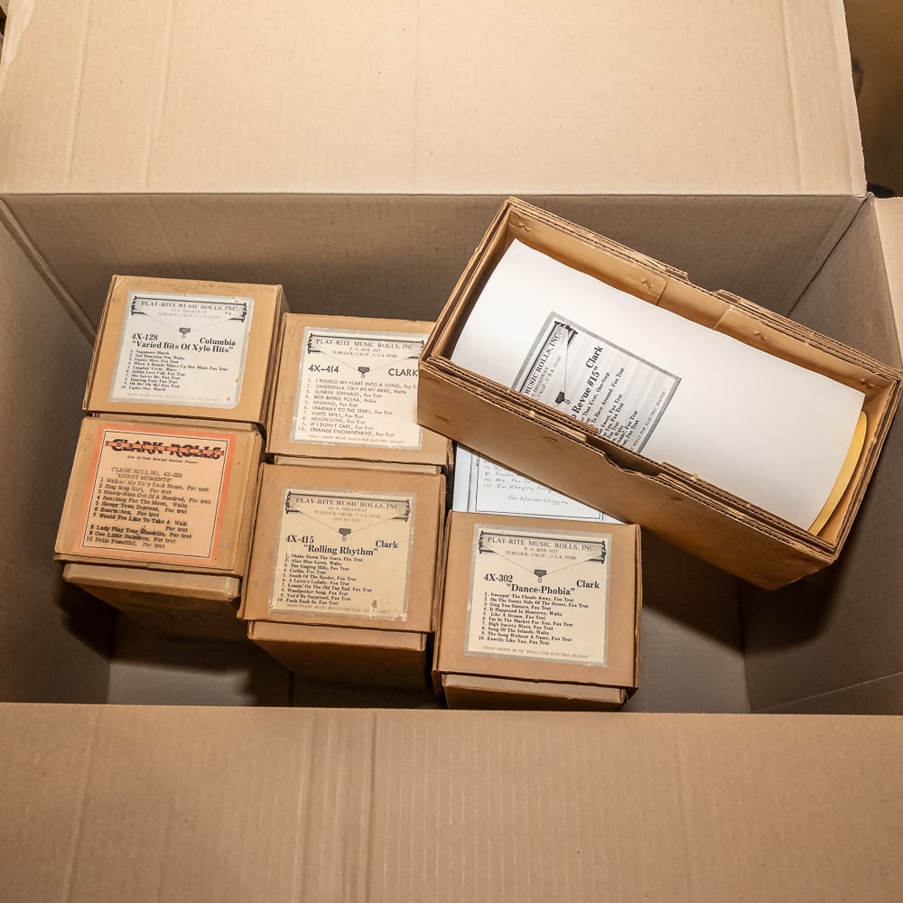 7 4X Music Rolls: In good playing condition. See photos