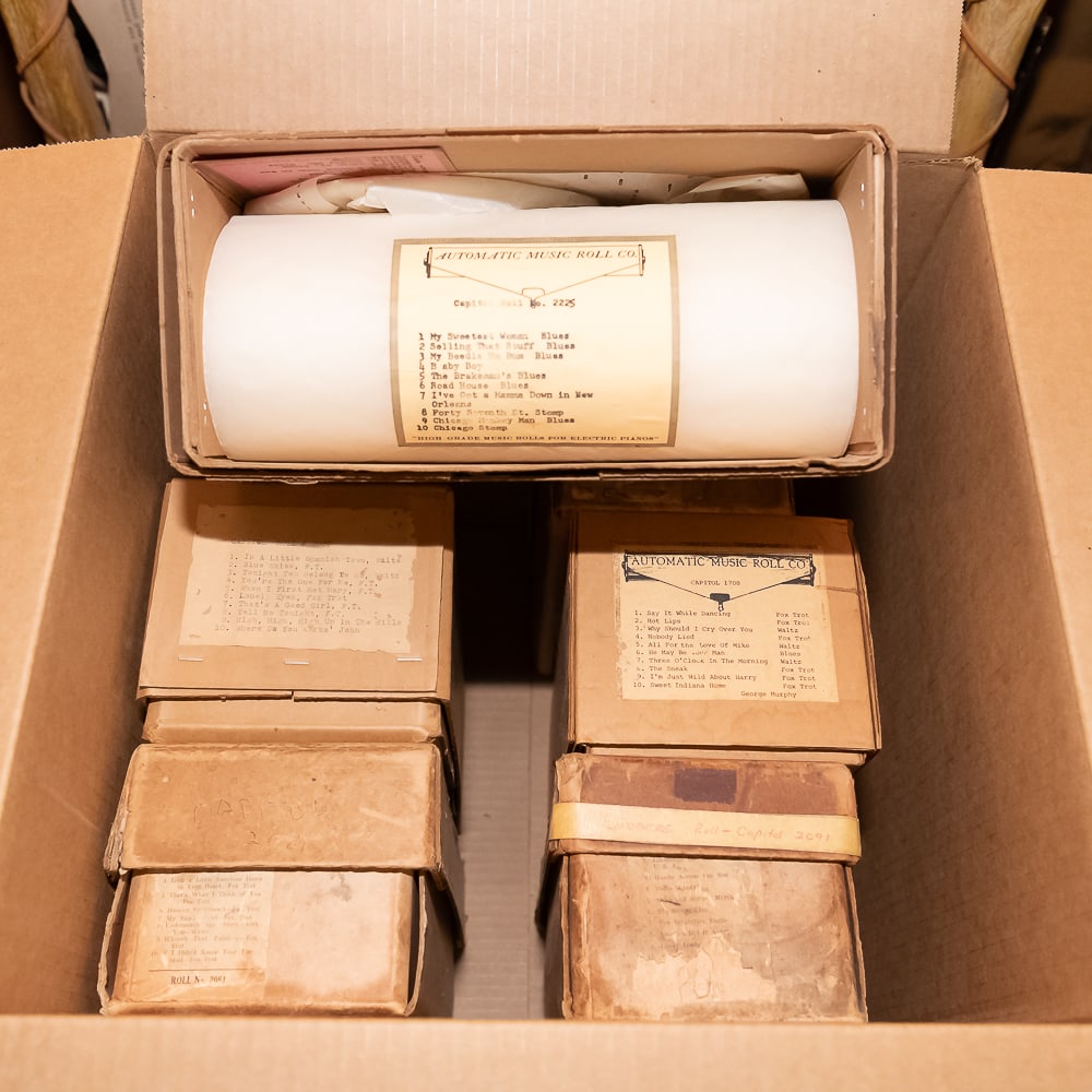 6 Capitol Music Rolls: In good playing condition. See photos