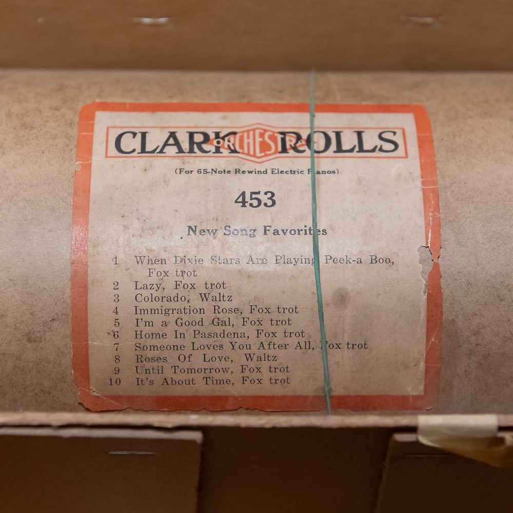 7 Clark Music Rolls - 2