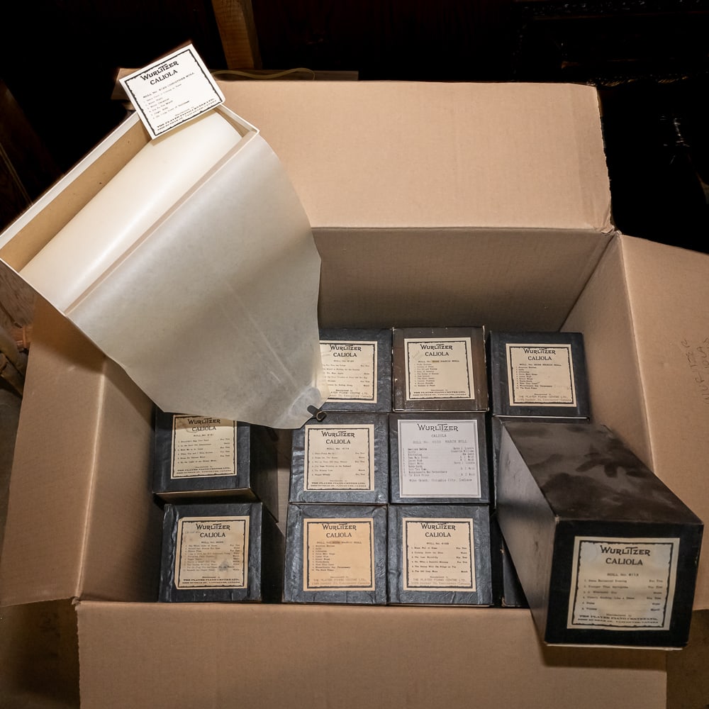 14 Wurlitzer Cariola Music Rolls (1 of 2)