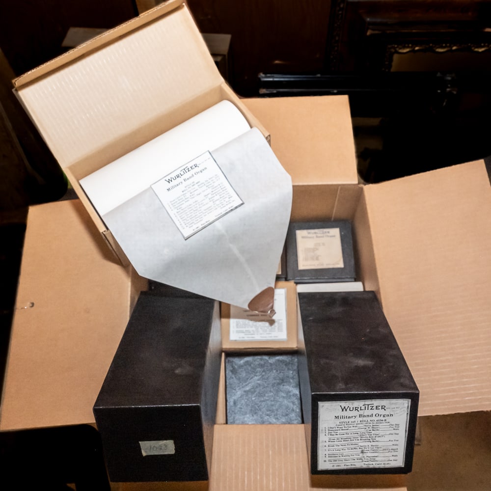 12 Wurlitzer 165 Music Rolls (1 of 3)