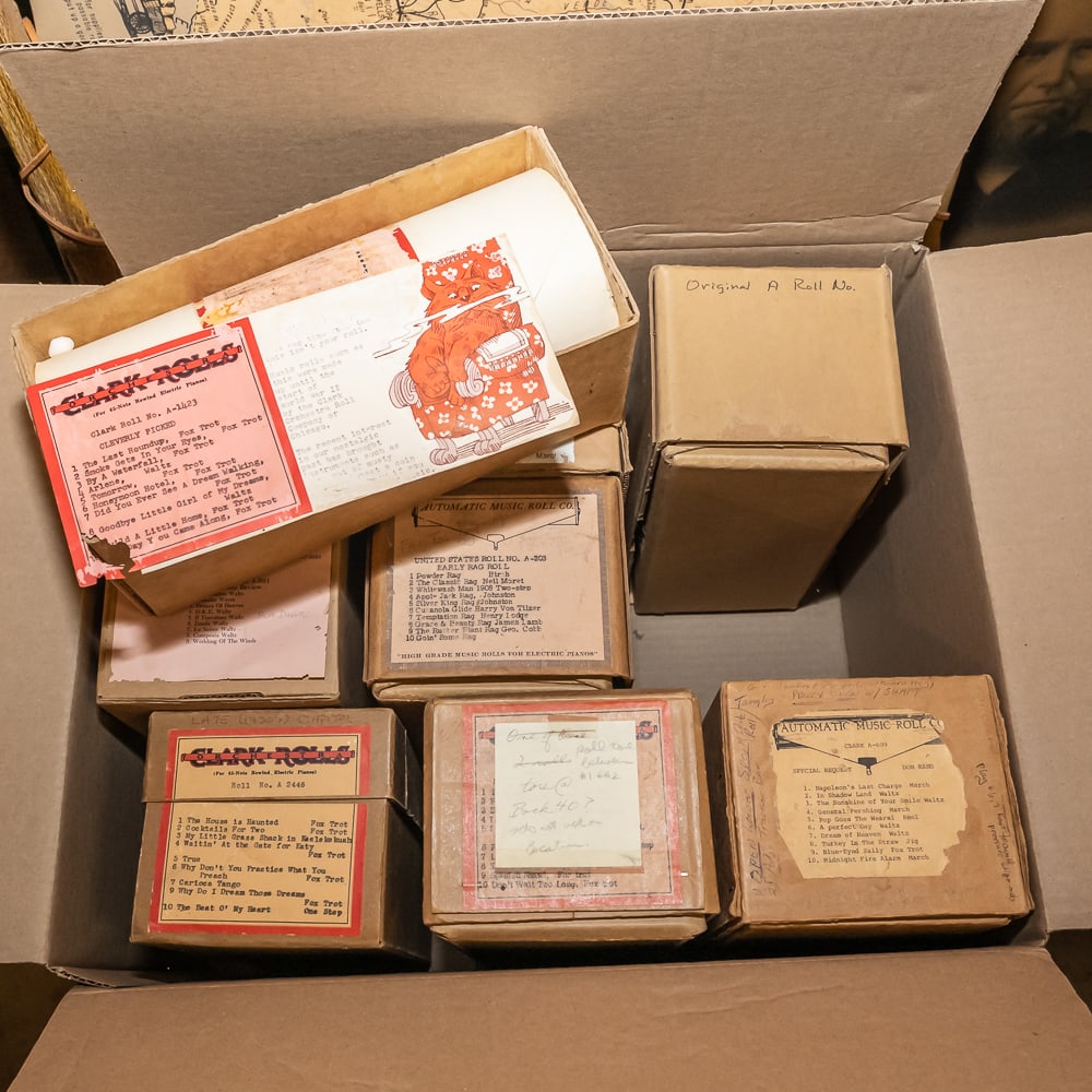 9 Style "A" Music Rolls: In good playing condition. See photos