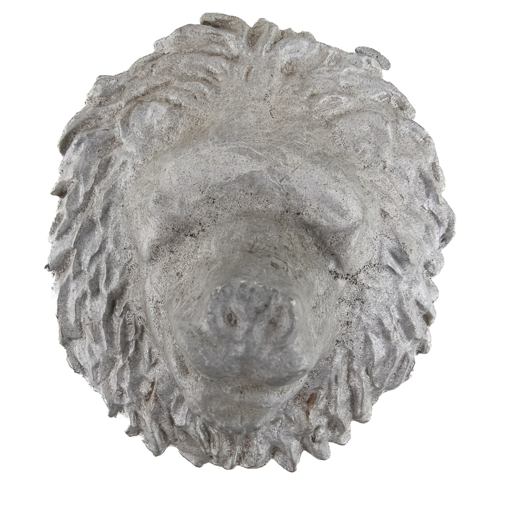 Circa 1900 Style Circus Lion Head Casting: This impressive, heavy-duty cast metal lion head is a striking artifact reminiscent of the golden age of traveling circuses. While you mentioned a potential mid-century origin, the style, material, an