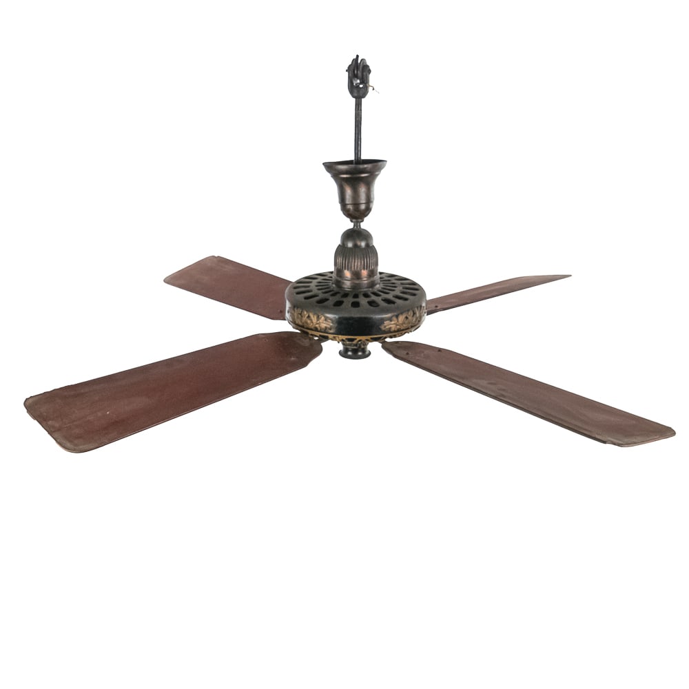 Antique GE Cast Iron Ornamental Fan (1 of 6)