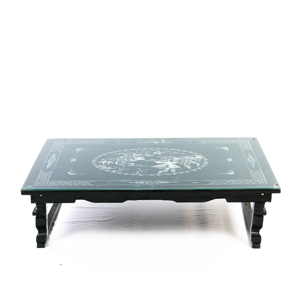 Mid 20th Cent Asian Lacquered Table - 9