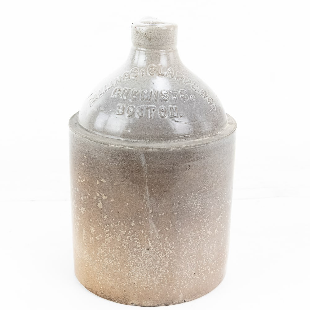 Billings, Clapp & Co Chemists Stoneware Jug (1 of 8)