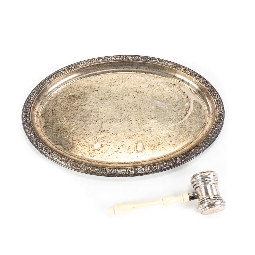 Small Silver Tray and Rattle (1 of 7)