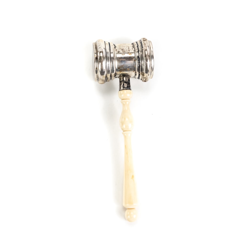 Small Silver Tray and Rattle - 2