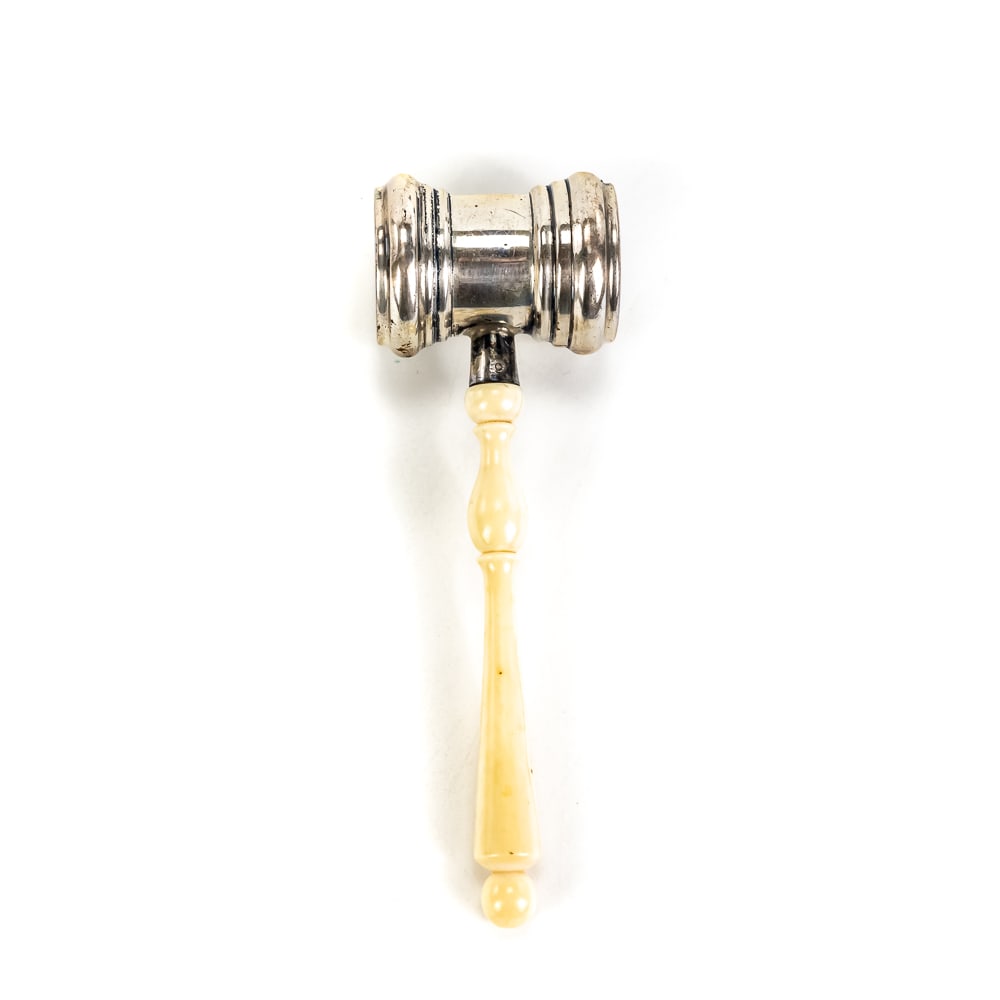 Small Silver Tray and Rattle - 3
