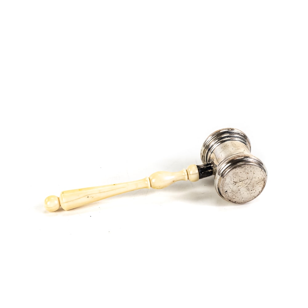 Small Silver Tray and Rattle - 4