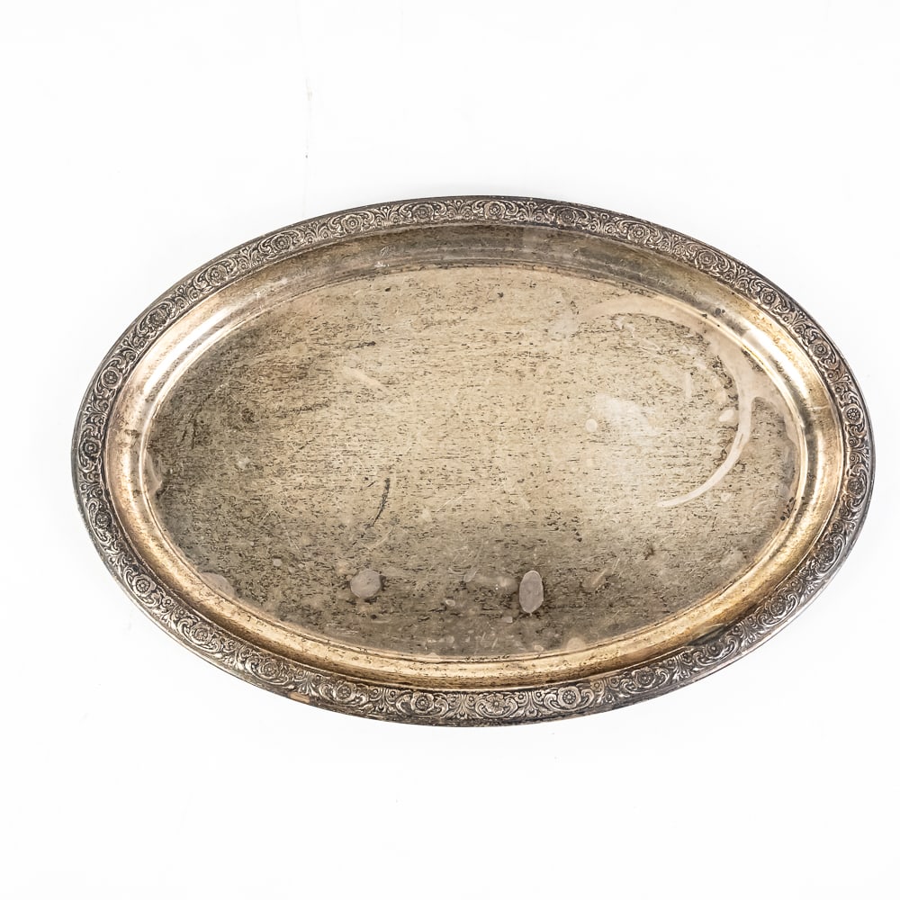 Small Silver Tray and Rattle - 5
