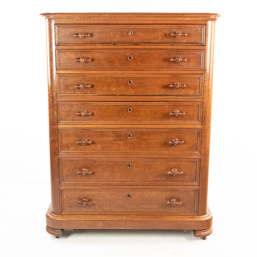 Tall 7-Drawers Upright Dresser/Chest of Drawers (1 of 11)