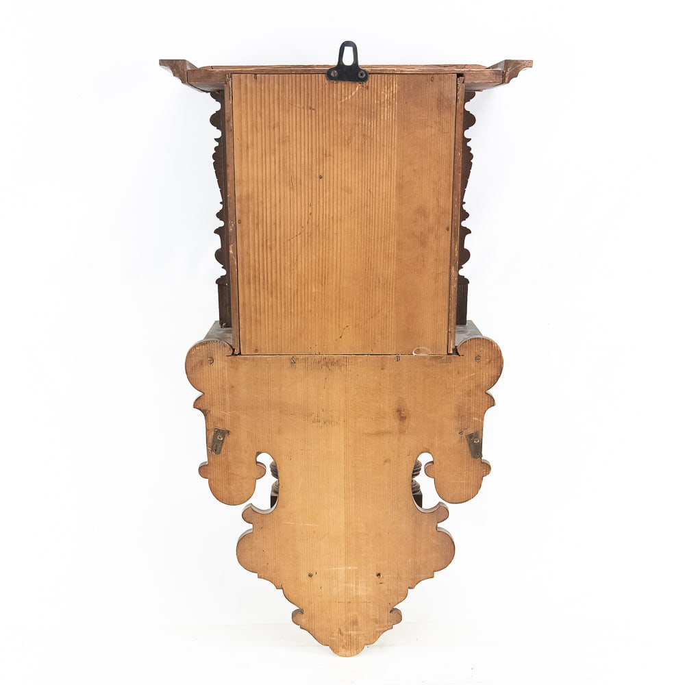 Antique Walnut Junghans Wall Clock - 9