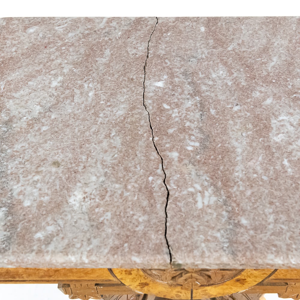 Victorian Marble Top Side Table - 3