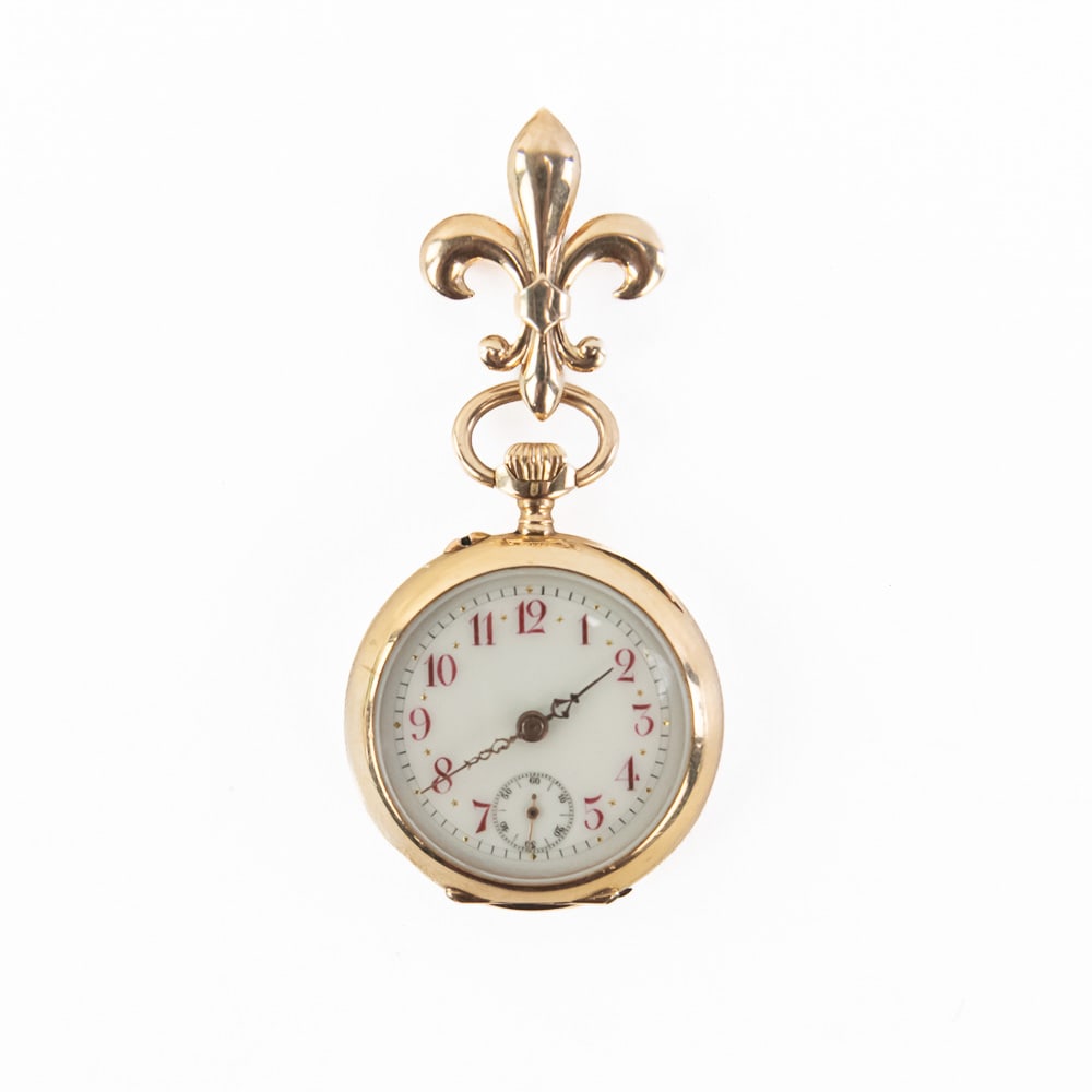 William Metford Melita Gilbert 18k Pocket Watch (1 of 10)