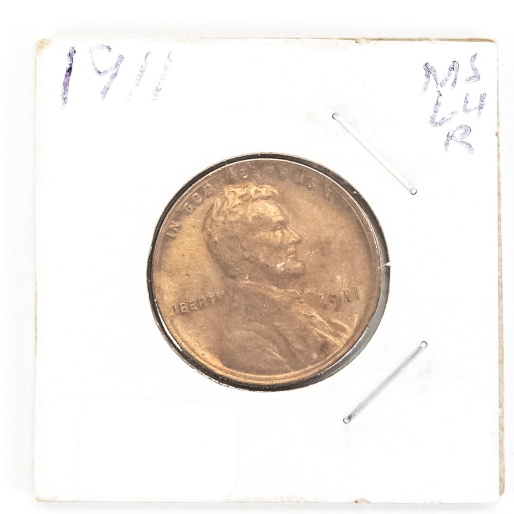 1911 Lincoln Wheat Cent 1C RAW MS-64 RED 1c (1 of 2)