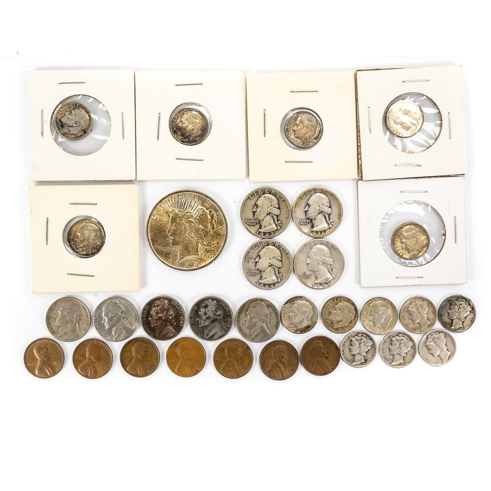 1923 Peace Silver Dollar Washington Mercury & More (1 of 11)