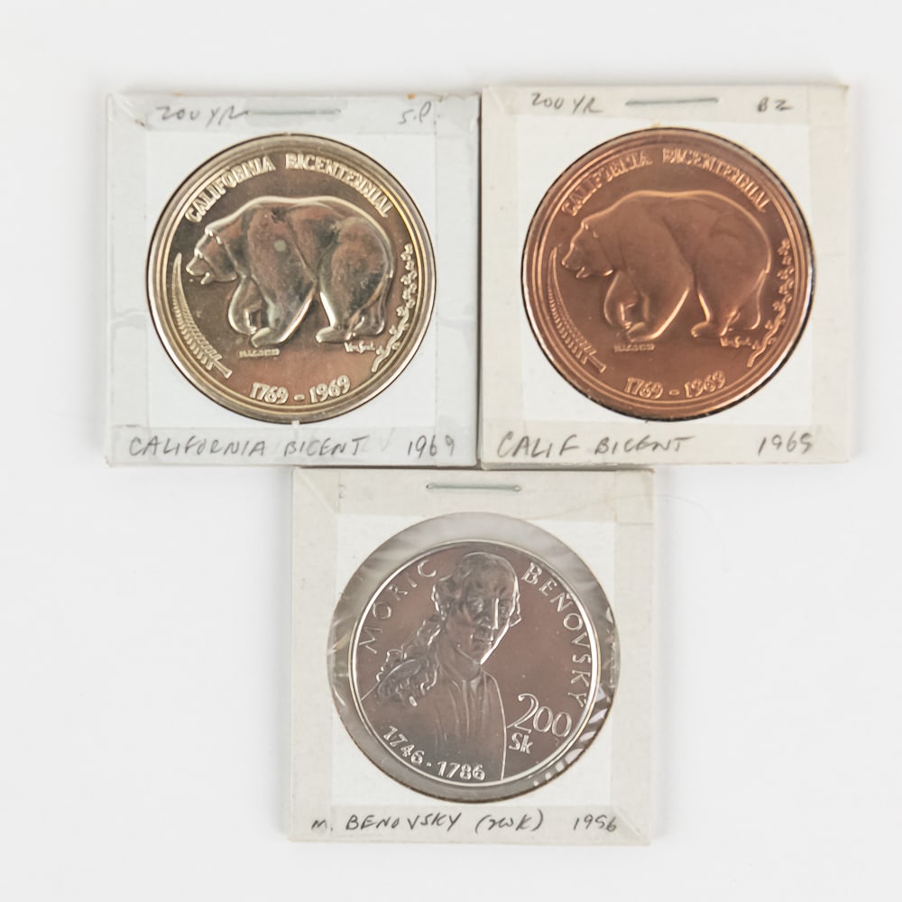 1969 California Bicentennial Proof Silver &Bronze+ (1 of 2)