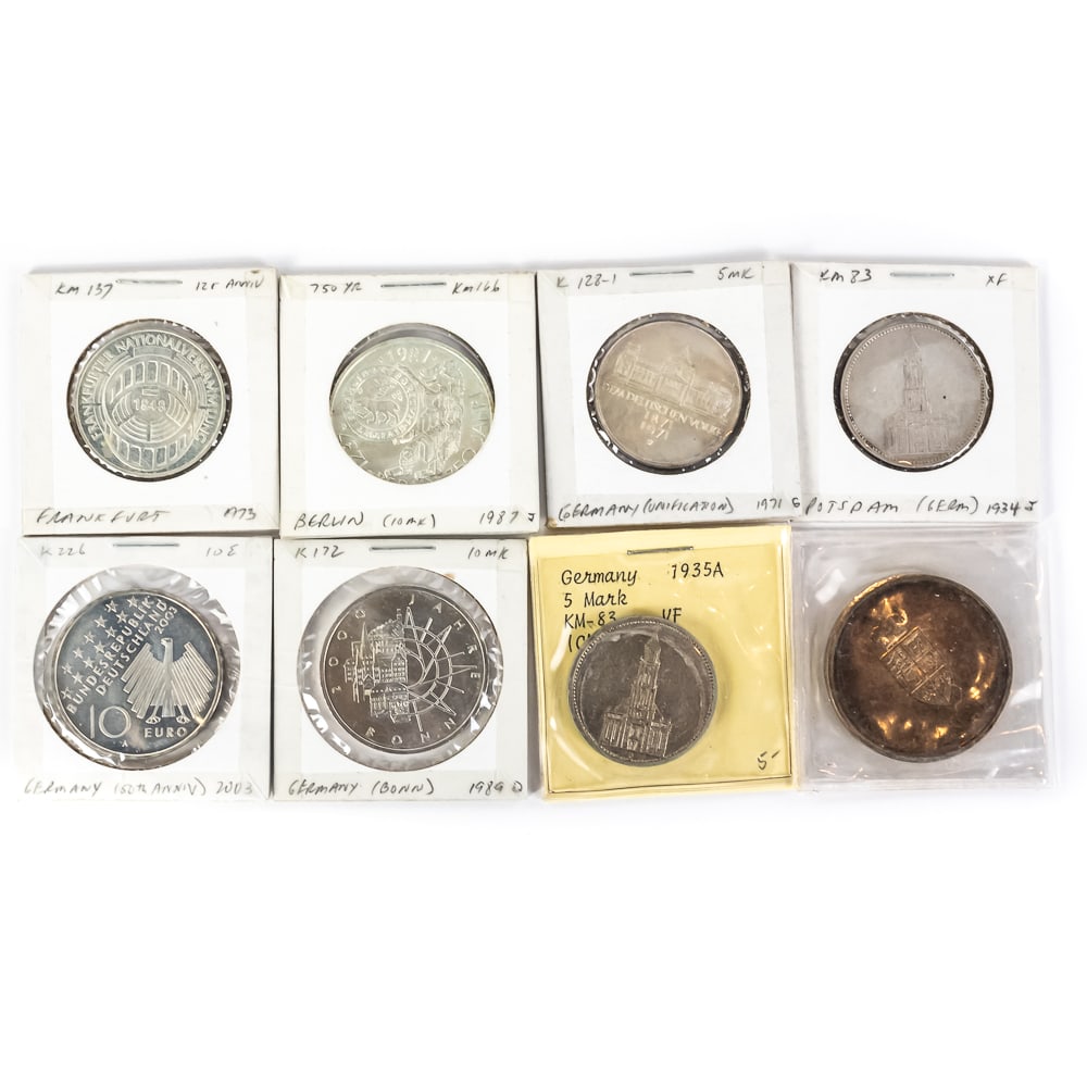Collection of 8 Silver European commemorativ Coins (1 of 17)