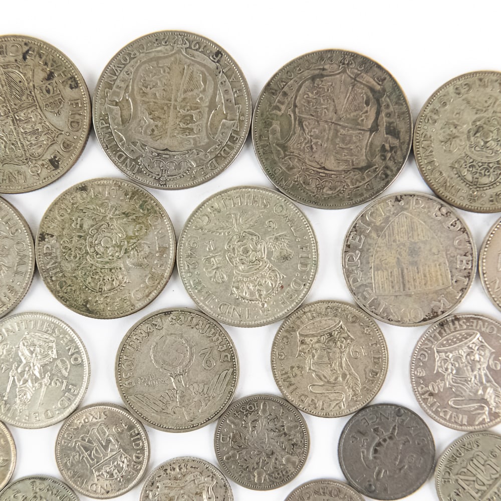 Foreign Silver Coin Assortment - 10